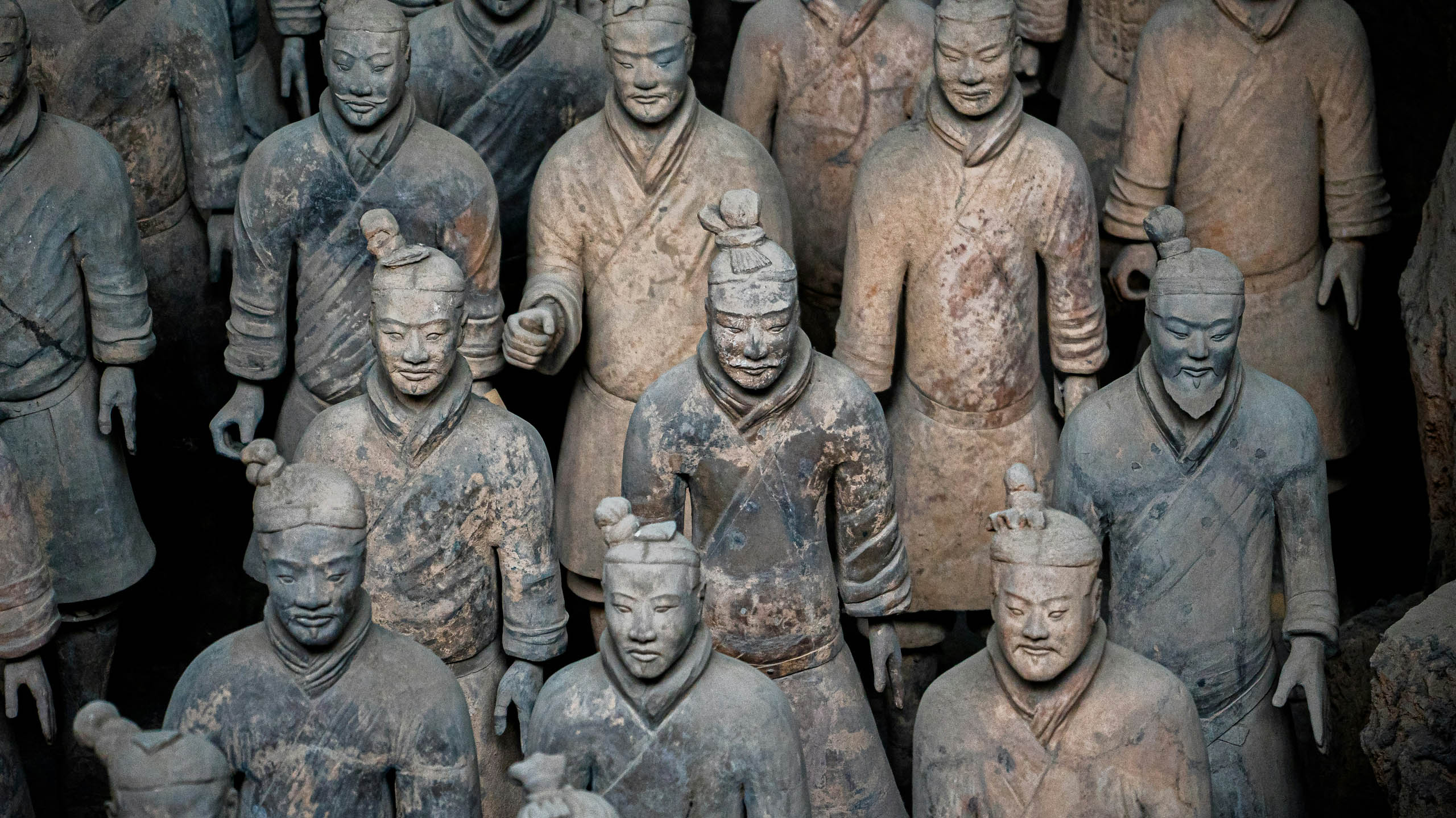 terracotta warrior in xian china