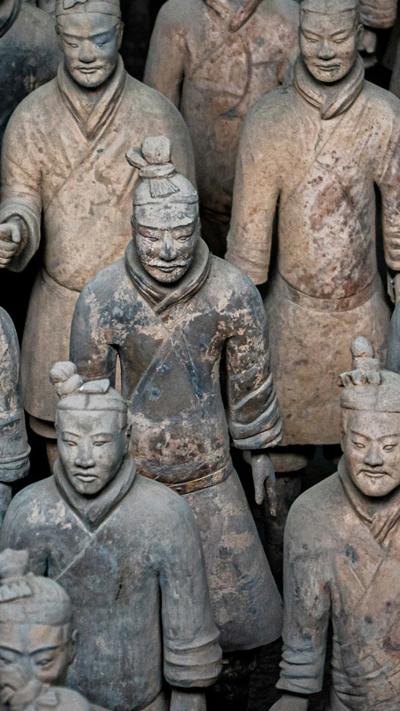 terracotta warrior in xian china