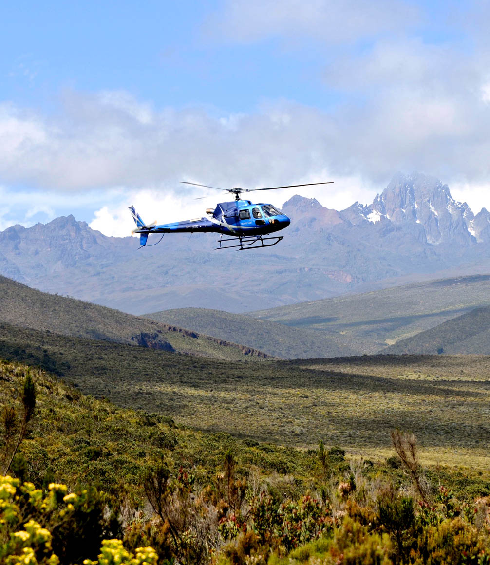 helicopter excursion over northern kenya from ol jogi