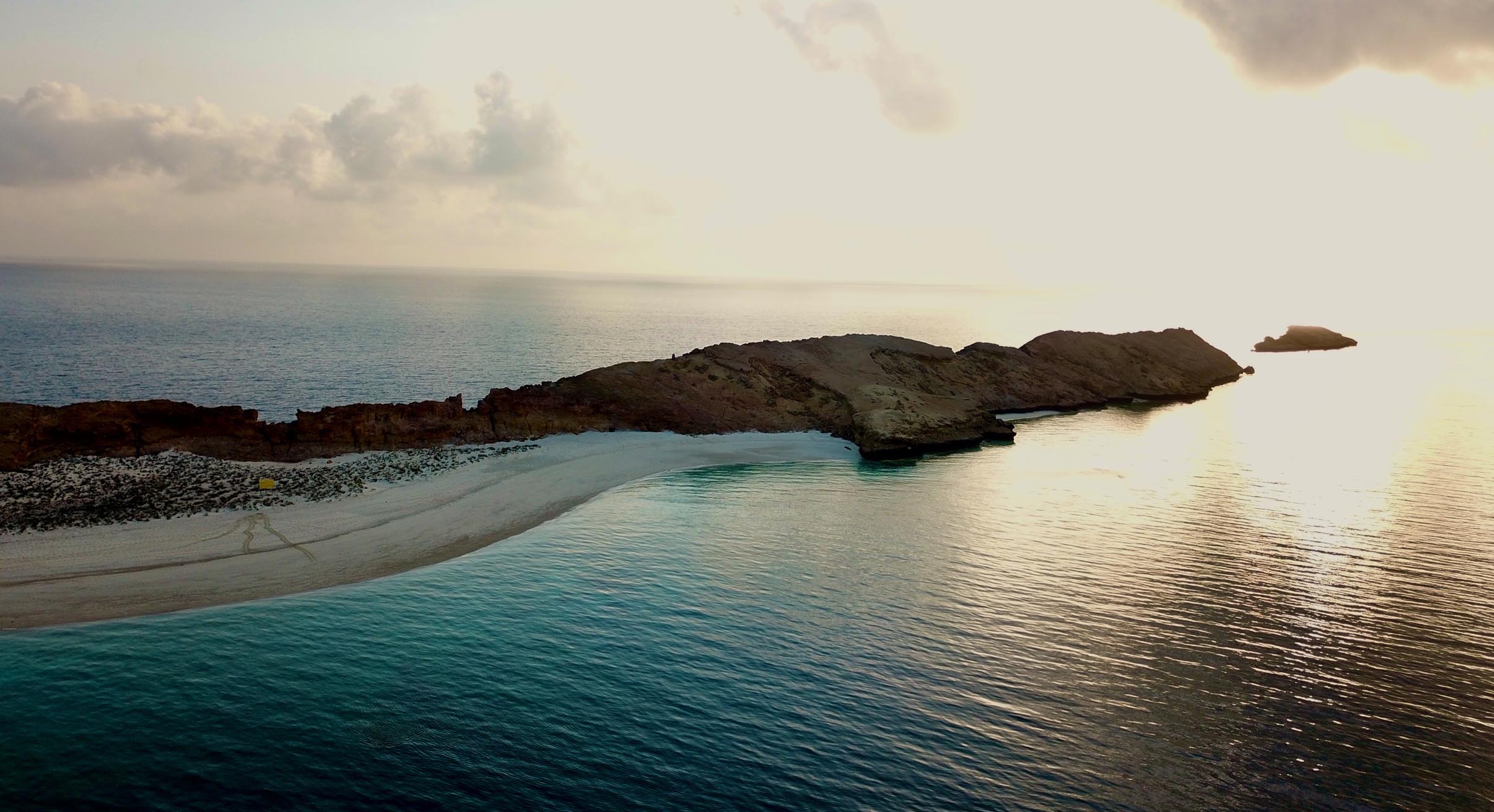 diminiyat islands at sunset