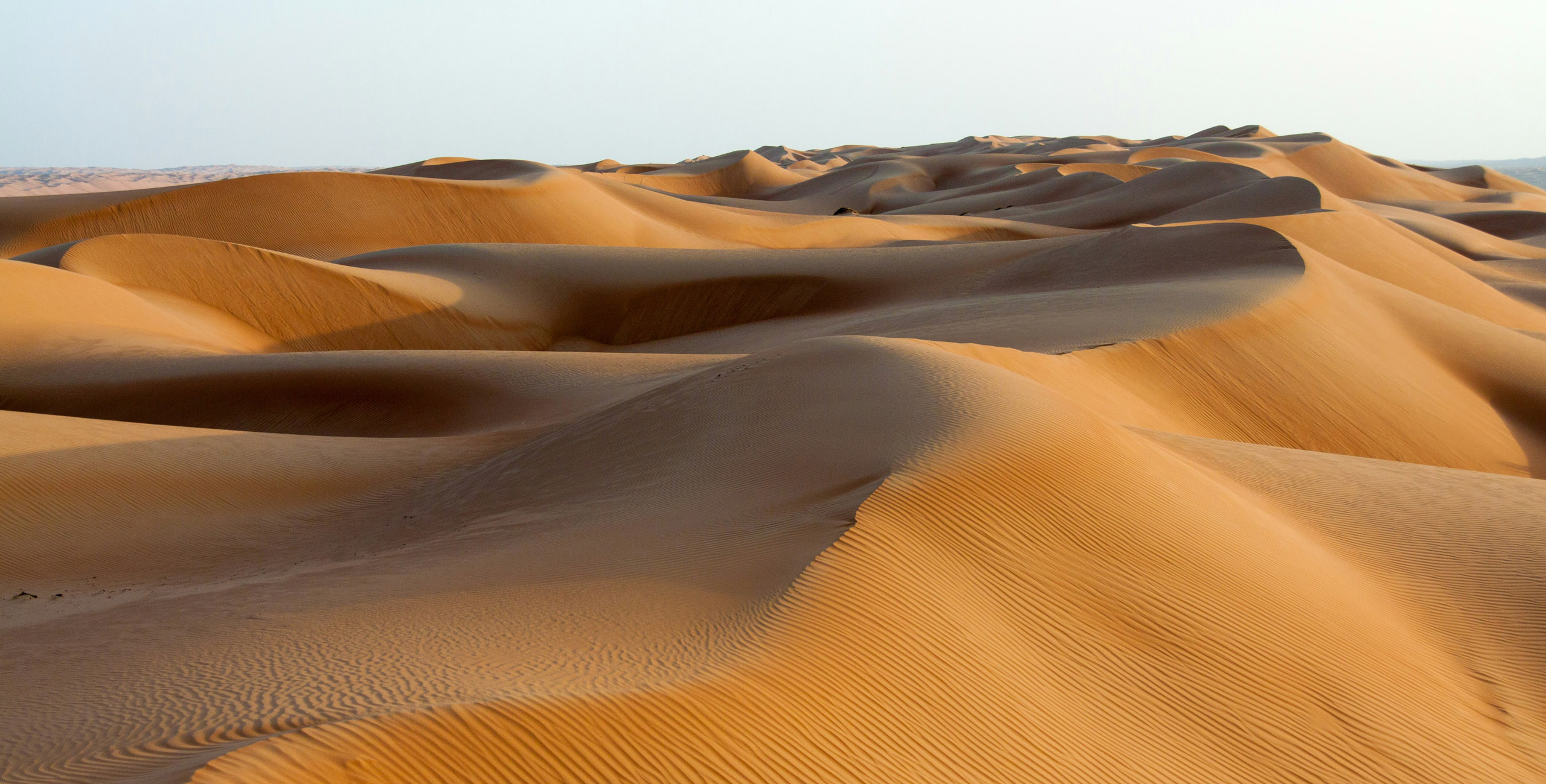 the dunes of the empty quarter in oman