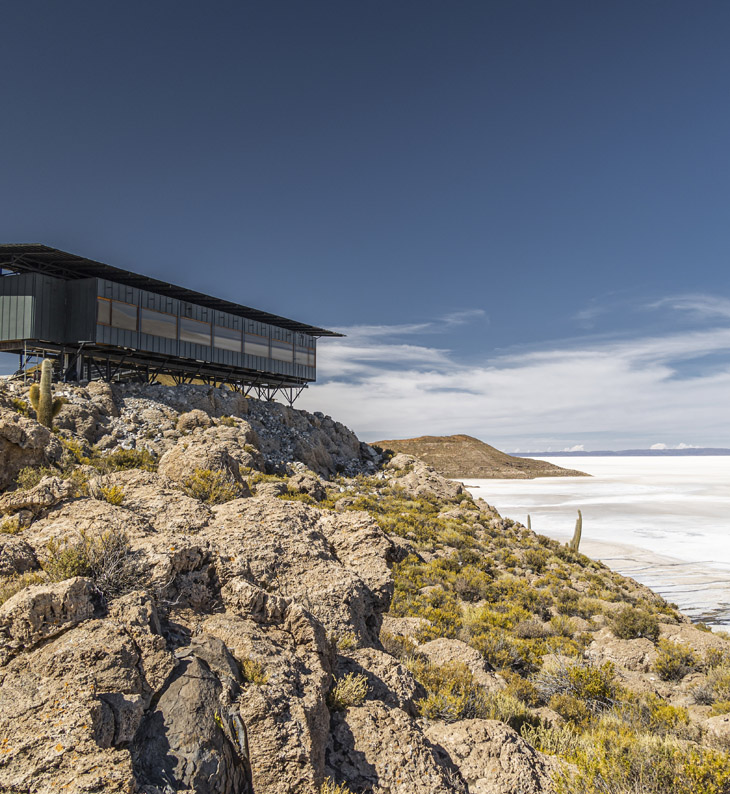 exterior view on bolivia atacama explora uyuni lodge