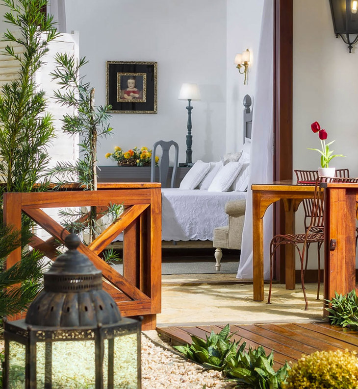 outside area of casa de santo antonio in brazil