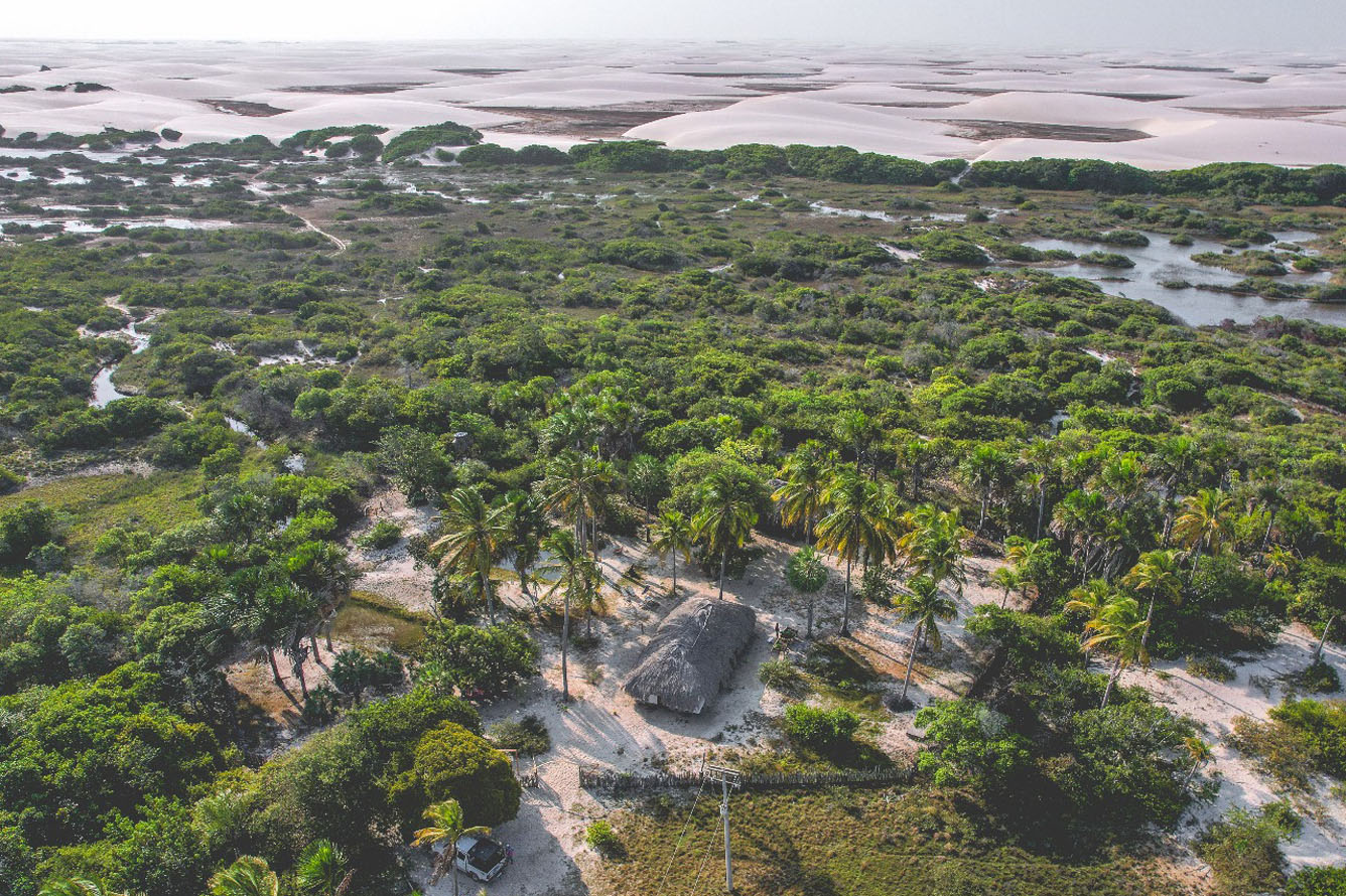 Patacas in brazil from the air