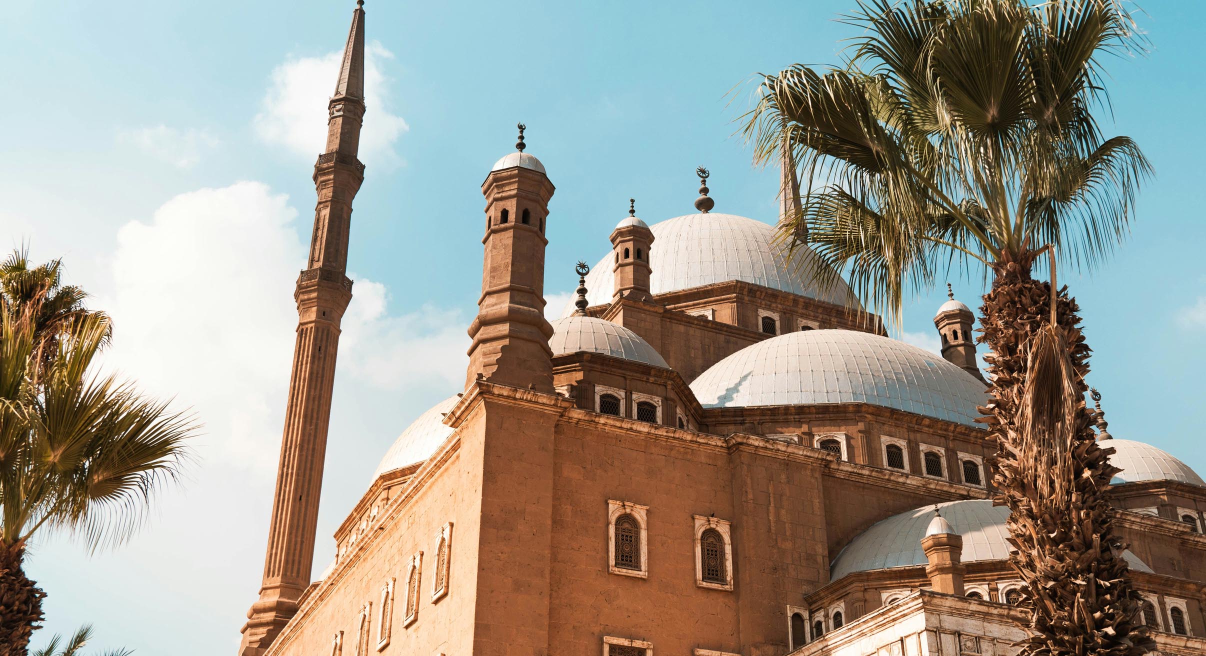 view with the mosque of muhammad ali