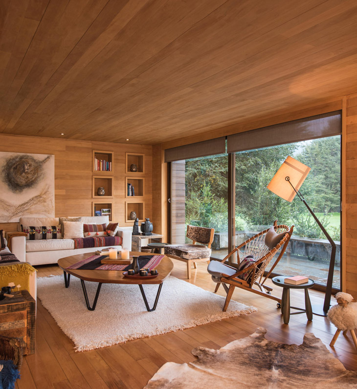 inside of andbeyond vira vira hotel in chile