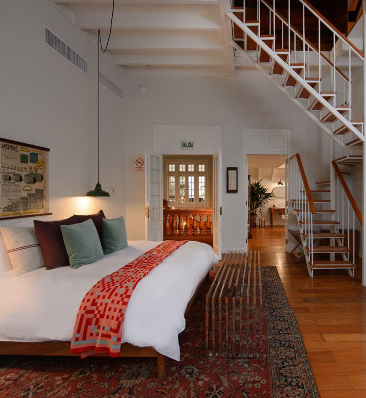 bedroom at villa barranco in lima in chile