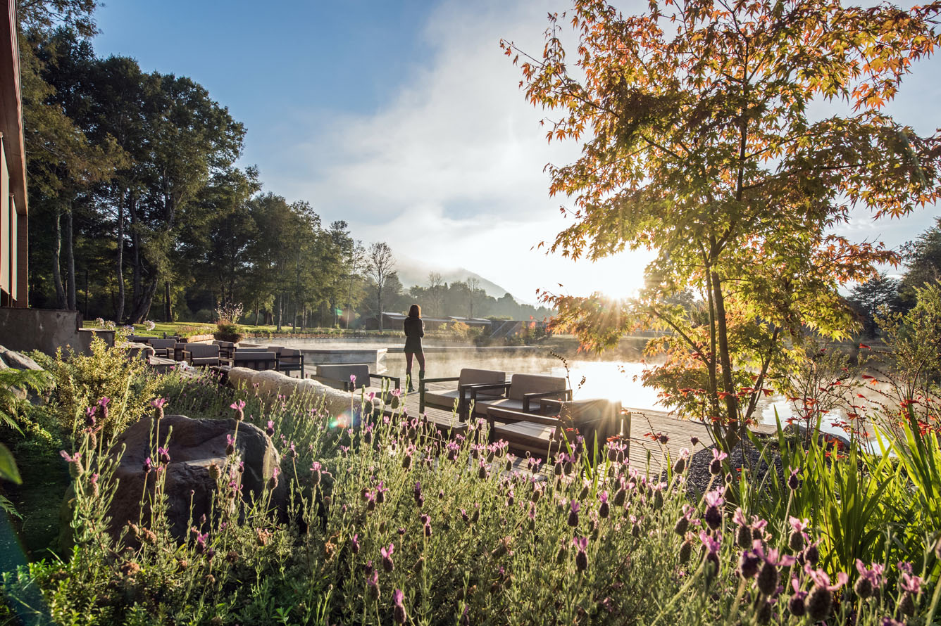 garden at vira vira in chile