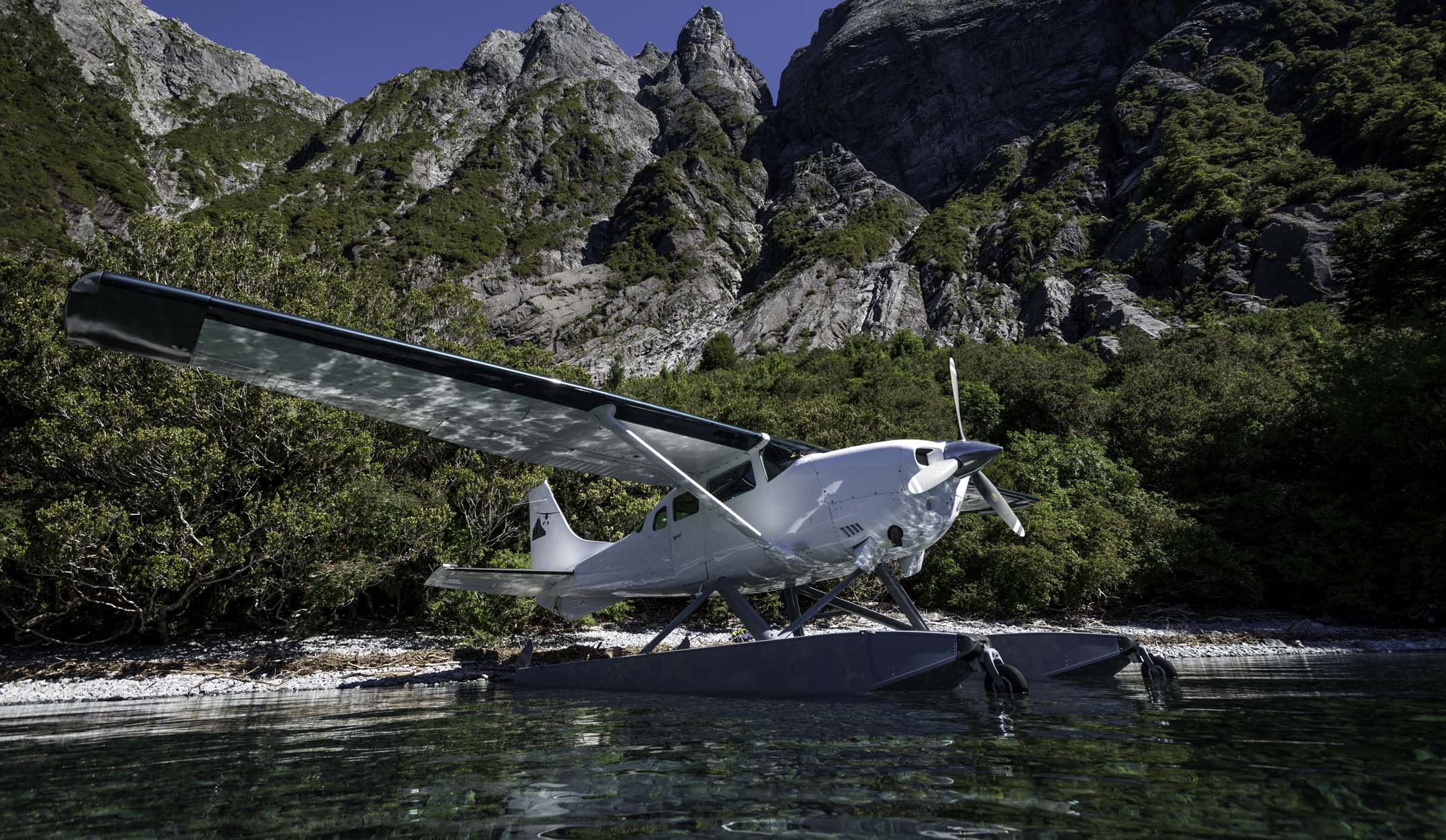 seaplane on water at corcovado national park