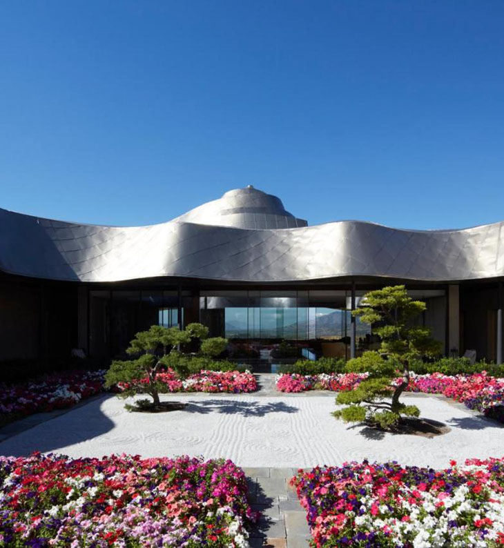 exterior of vina vik hotel in chile