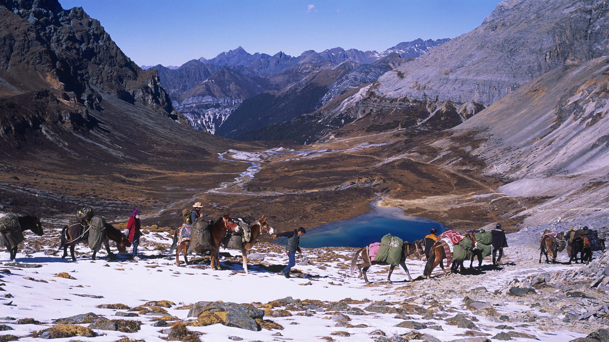 horse trekking through yunnan on china adventure holiday