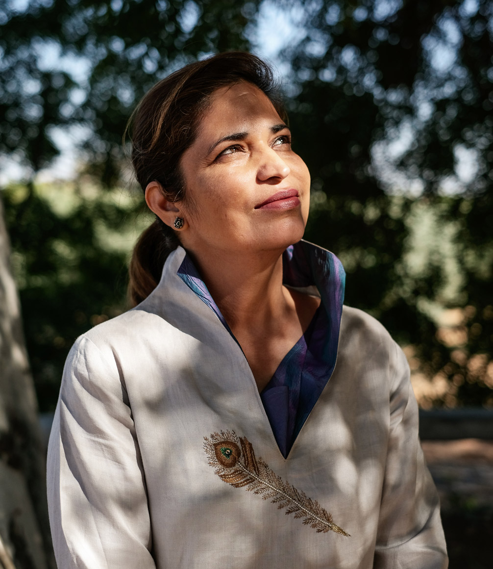 portrait of sapna bhatia at kaner retreat