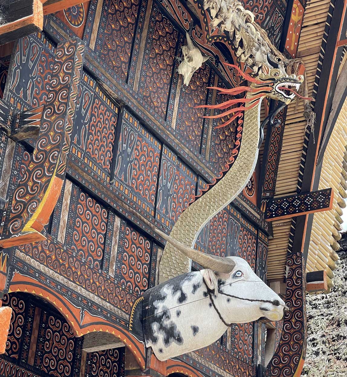 Beautiful details from a house in Toraja, Indonesia