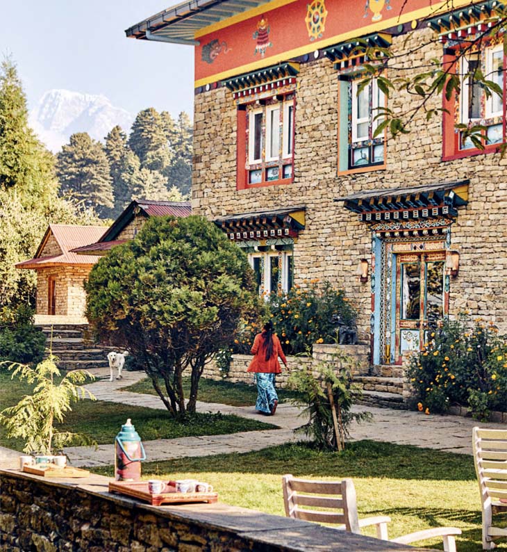 the happy house exterior in nepal