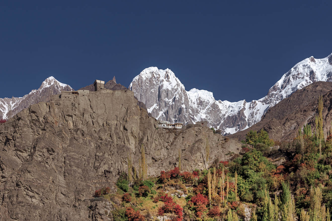 autumn landscapes of gilgit in pakistan