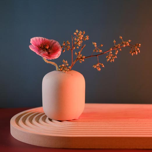 flowers in pottery - art of ikebana in japan