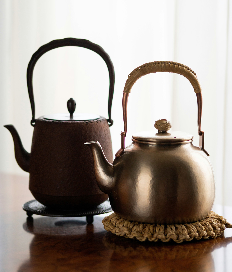 toyama copper tea pots on craft journey in japan