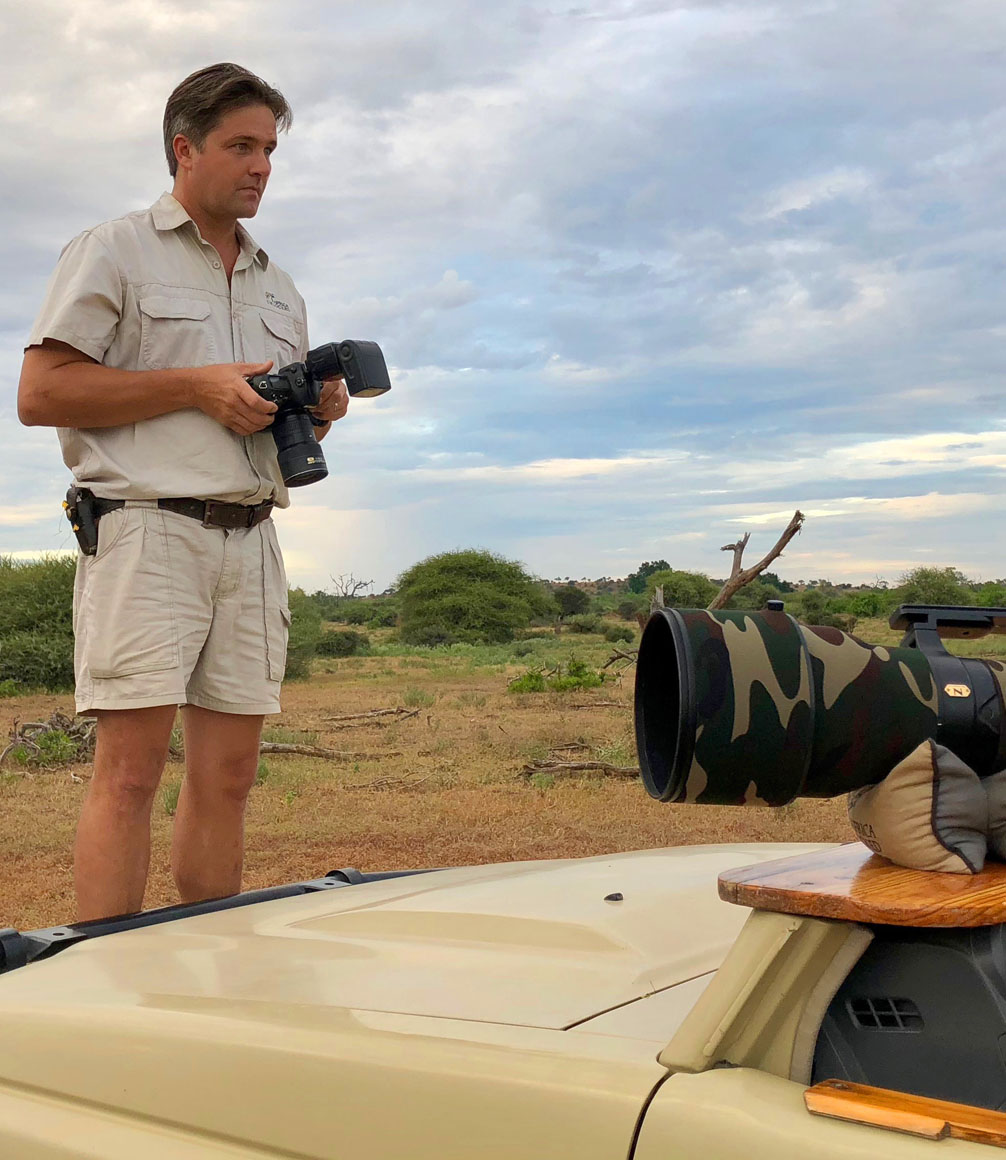 albie venter safari photographic guide on safari with clients in south africa