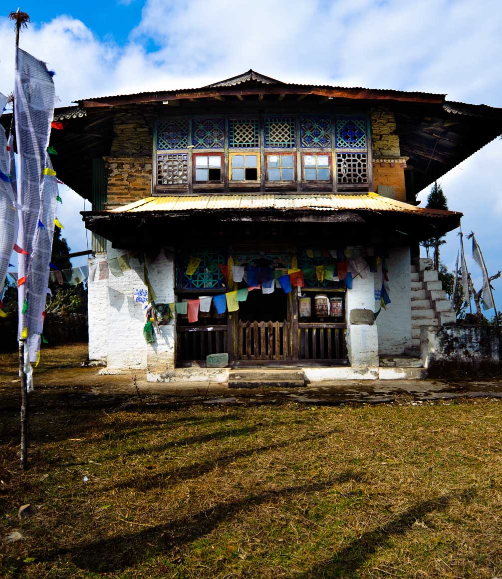 a village house in sikkim in india