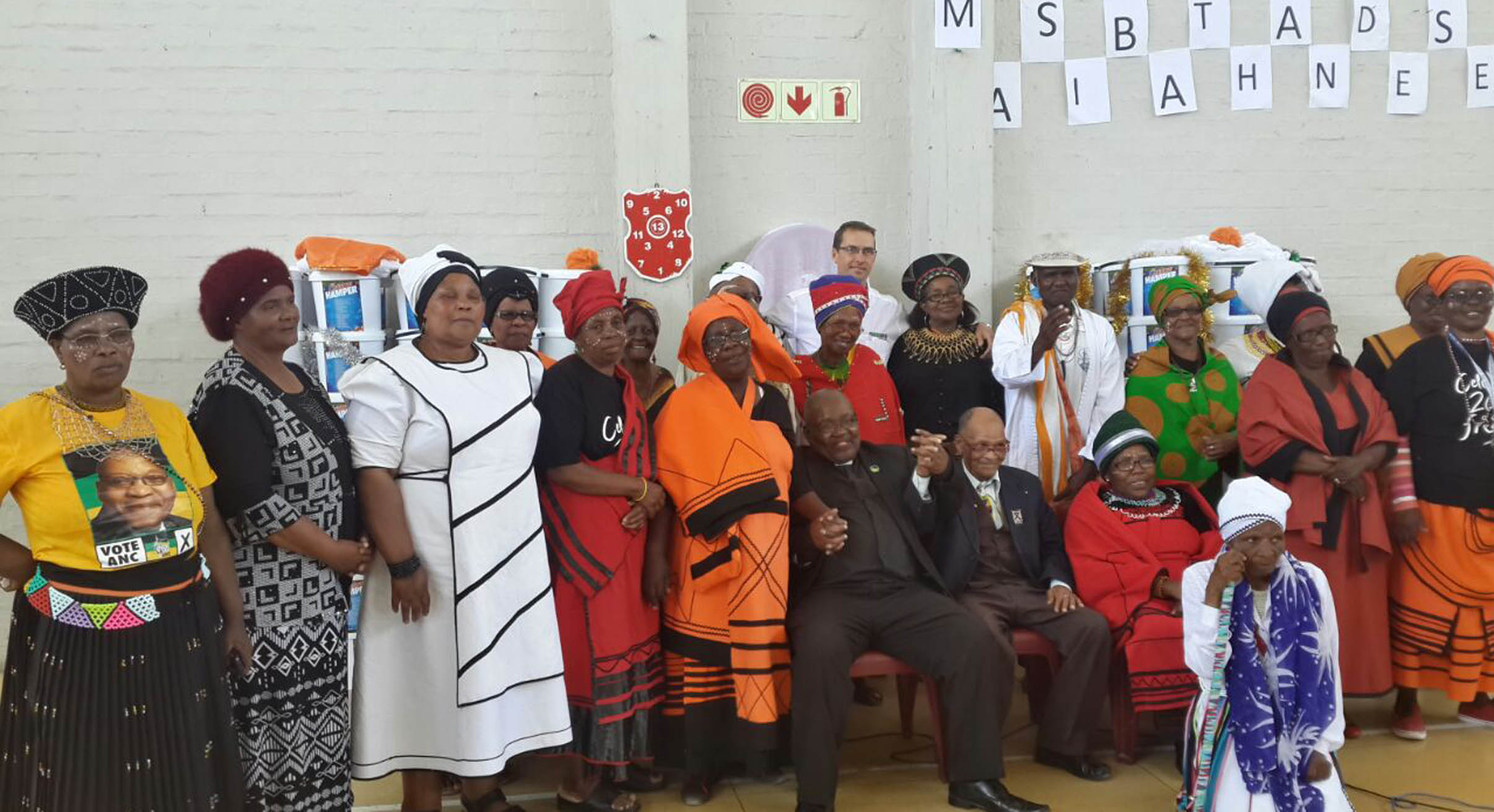elderly at seniors support project in cape town south africa