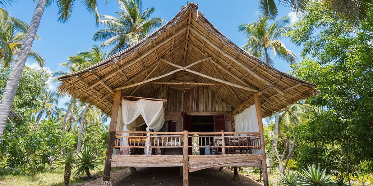 bahari bungalow at pole pole resort on mafia island tanzania