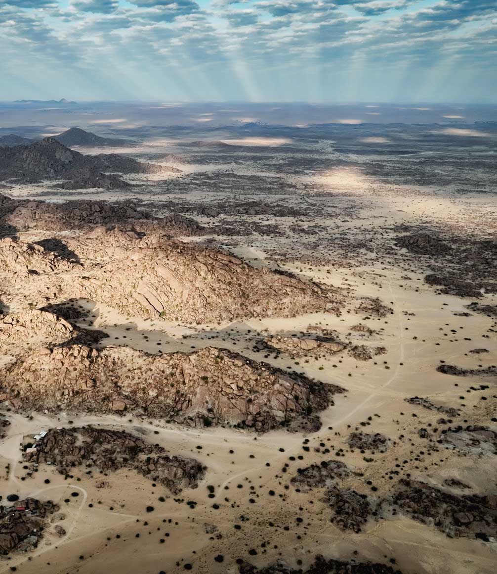 angola landscape of iona national park