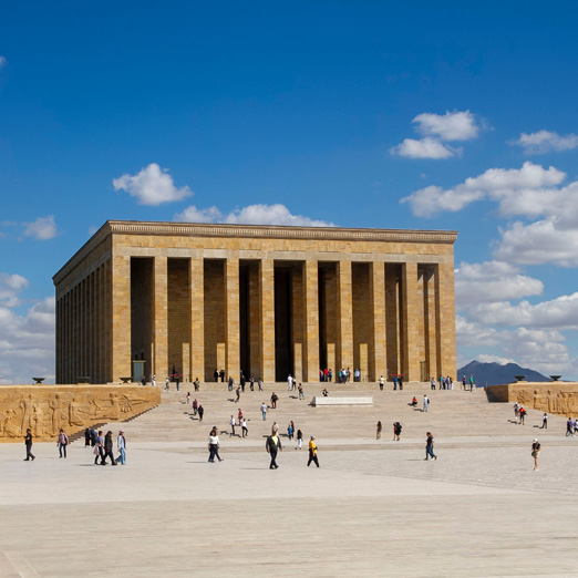 ataturk mausoleum museum in ankara, turkey