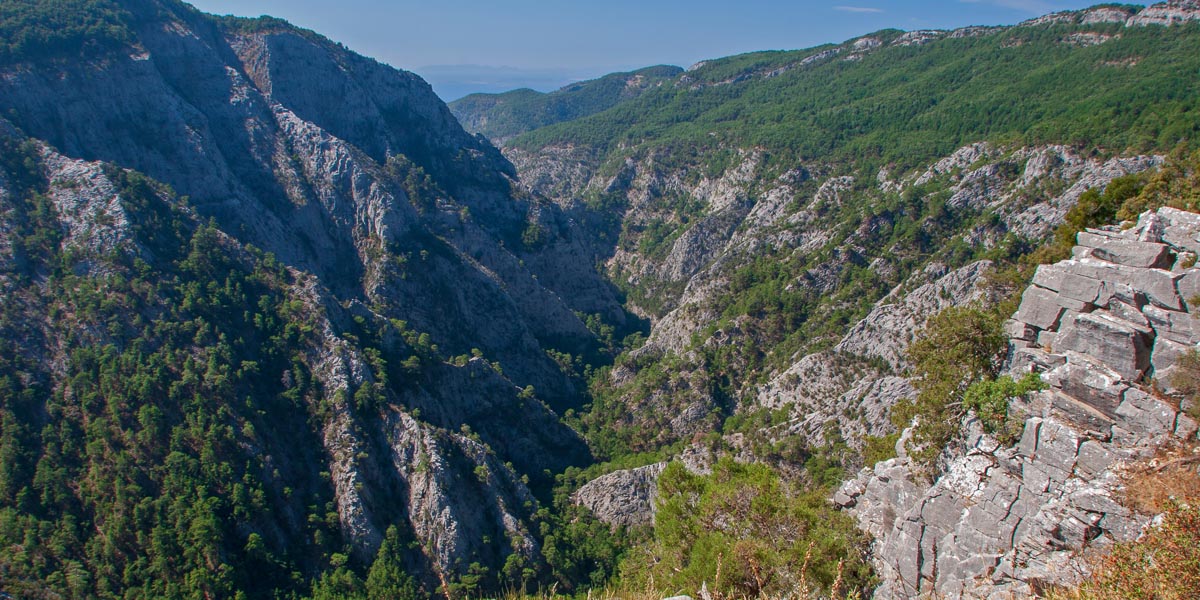 view of the ida mountains in turkey 