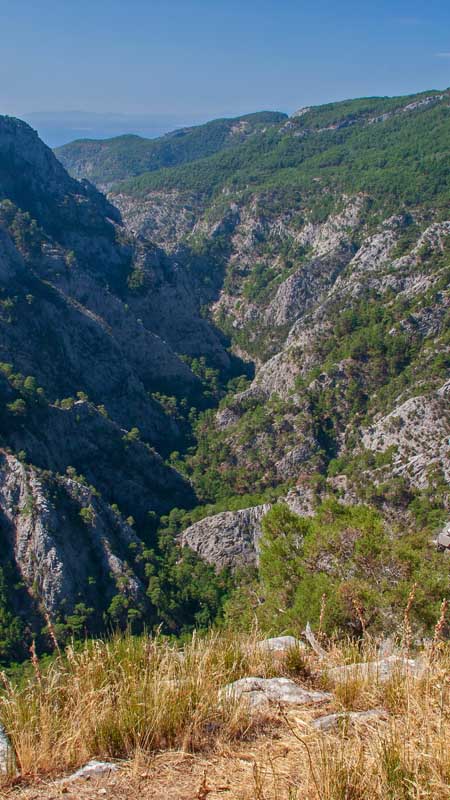 view of the ida mountains in turkey