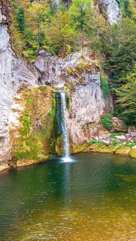 ilica waterfall in the kure mountains turkey