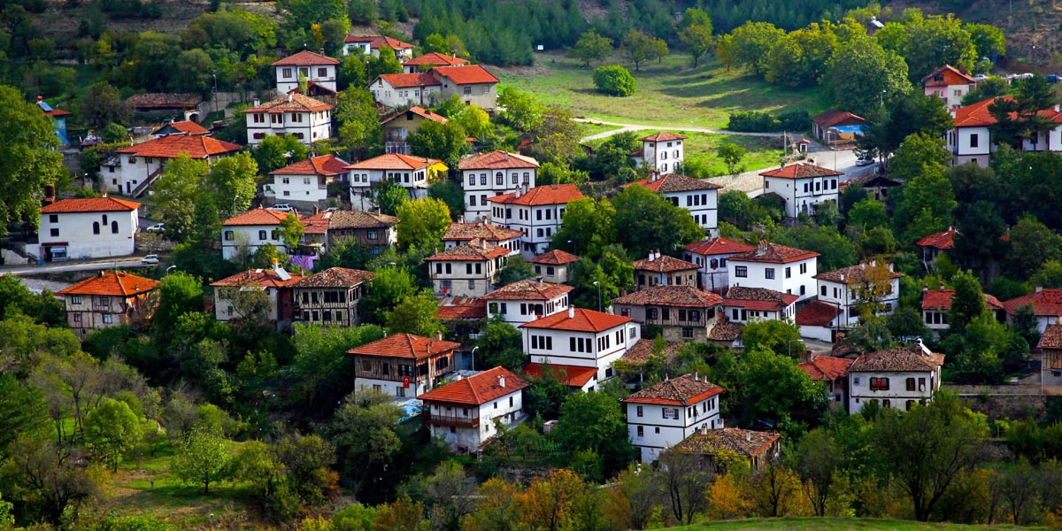 historic ottoman houses in safranbolu turkey