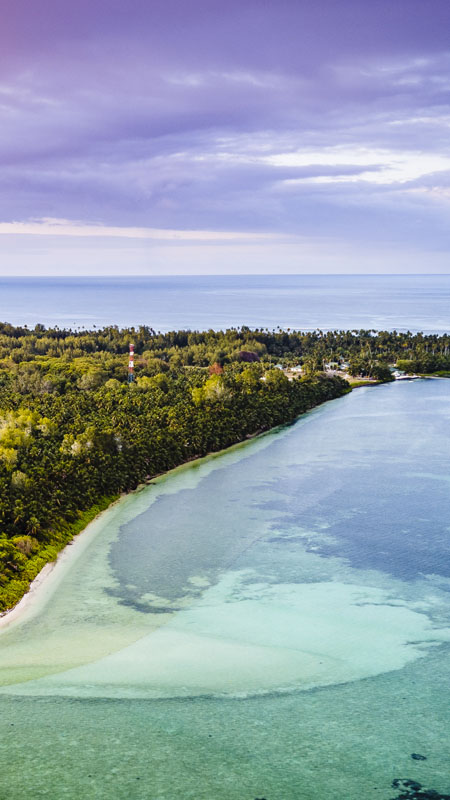 alphonse island from the air in seychelles