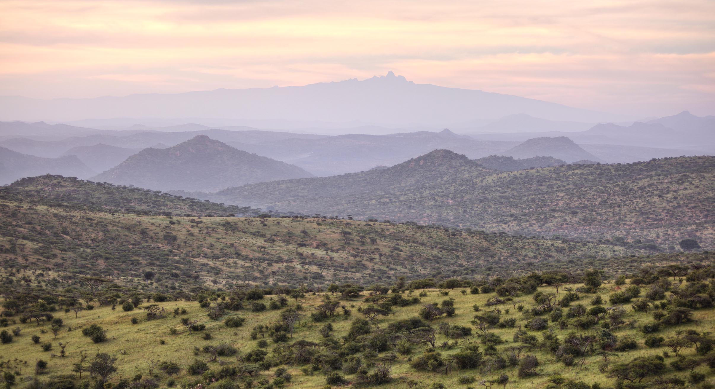 landscape at ol lentille in laikipia kenya